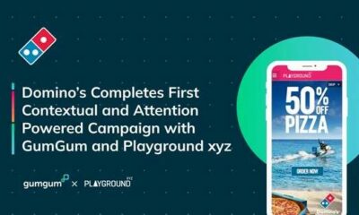 Domino’s Completes First Contextual and Attention-Powered Campaign with GumGum and Playground xyz